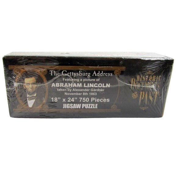 Historic Documents of the Past Gettysburg Address Puzzle (Abraham Lincoln) New - Picture 3 of 5